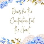 Duas for the Contentment of the Heart ( A6 size)