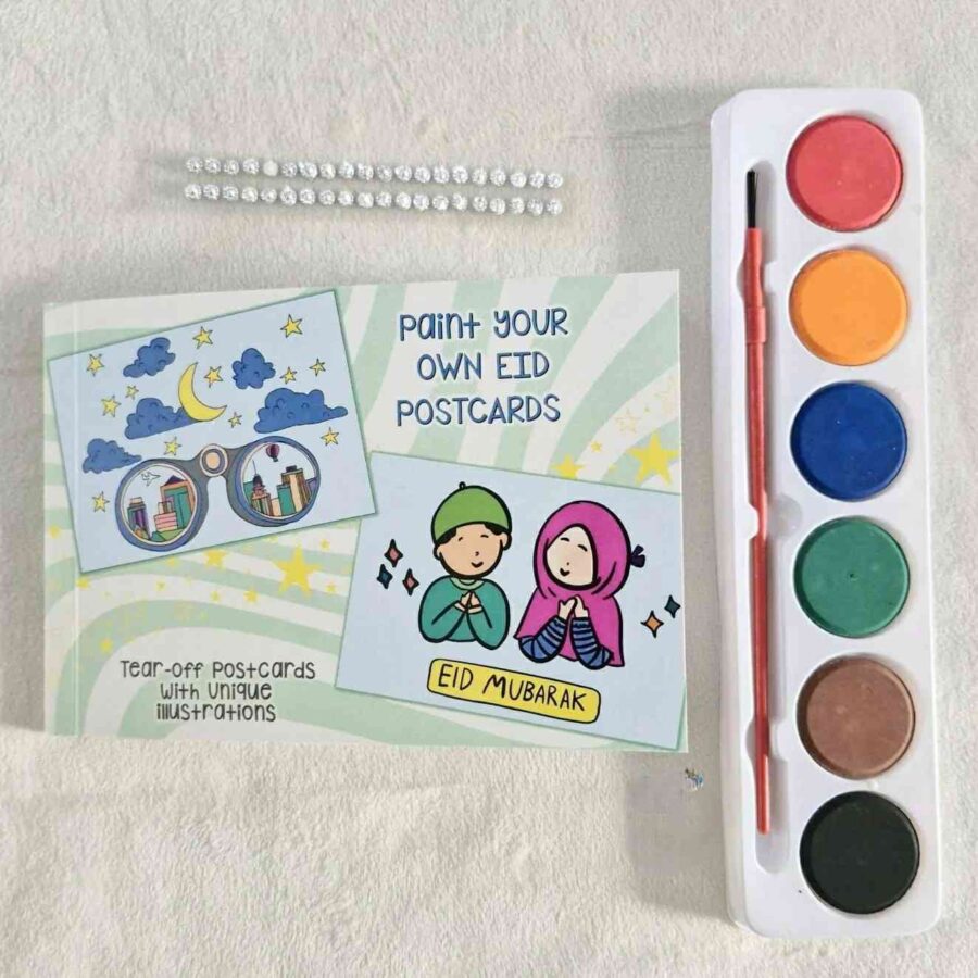 Paint Your Own Eid Postcards set