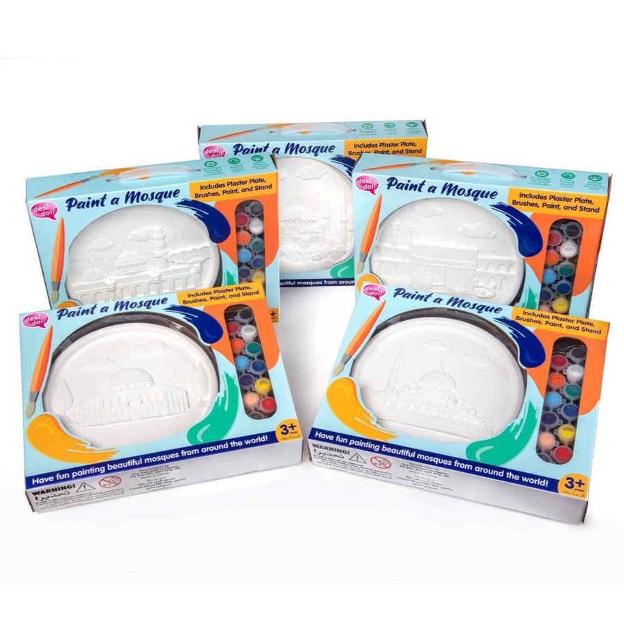 Paint a Mosque Plaster Painting Kit by Desi Doll