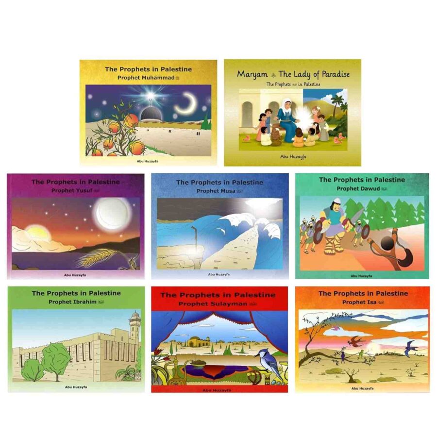 The Prophets in Palestine - set of 8 books including the new "Maryam - The Lady of Paradise" by Abu Huzayfa