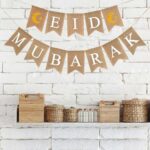 Hessian Eid Mubarak Bunting