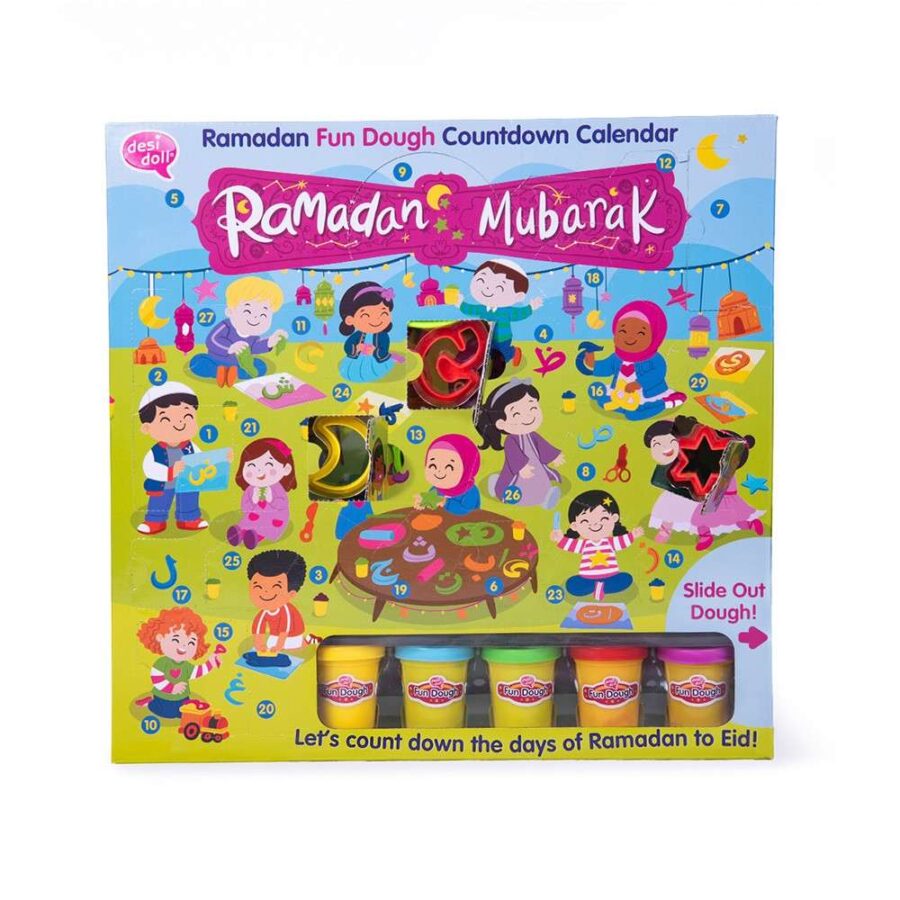 Fun Dough Ramadan Countdown Calendar by Desi Dolls