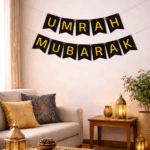 Umrah Mubarak bunting decoration for home