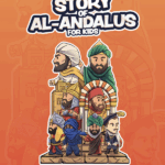 Stories of Al Andalus orange book with heroes