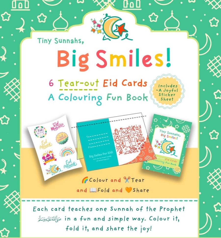 Tiny Sunnahs, Big Smiles Tear-out Eid Cards
